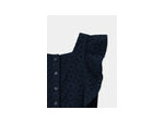 Combinaison bleu marine à volants pour filles