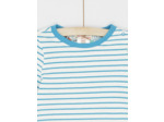 T-shirt réversible turquoise pour bébé garçon