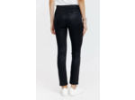 Pantalon 7/8 Enduit Imprimé Fleurs