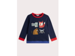 T-shirt marine animation portrait animal pour garçon