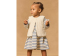 Ensemble robe et veste sans manches