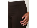 Legging 7/8 resserré uni MARRON Femme