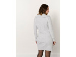 Robe courte unie GRIS