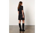 Robe courte imprimé zèbre NOIR
