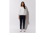 Pantalon 7/8 slim uni MARINE Femme