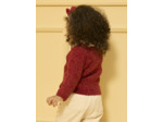 Cardigan en maille chenille