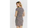 Robe Droite En Maille Tweed