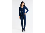Cardigan uni manches longues