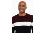 Pull Col Rond Rayé