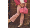 Legging évasé rose pâle Fille
