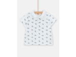 Polo blanc pour bébé garçon