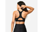 Brassière réglable avec coques maintien fort femme, noir