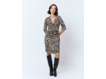 Robe courte imprimée NOIR