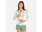 Tee shirt anti uv manches longues femme - 500 belly blanc