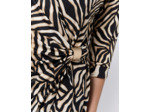 Robe courte imprimée NOIR
