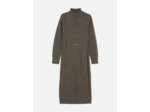 Robe mi-longue ceinturée en laine The Edit
