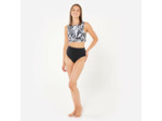 Bas de maillot de bain culotte taille haute Femme - Rosa noir