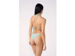 Triangle haut de maillot imprimé fleuri