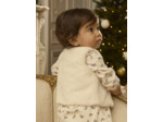 Cardigan sans manches Ivoire