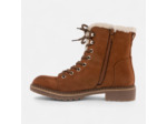 Bottines à lacets Femme cognac