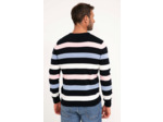 Pull col rond rayé Lovy