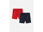Lot de 2 shorts tissés à cordon de serrage