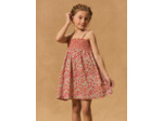 Robe courte fleurie