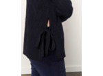 Pull épais uni MARINE Femme