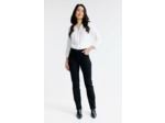 Pantalon coupe droite détail zip