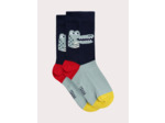Chaussettes colorées à motif crocodile pour garçon