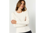 Pull épais uni ECRU Femme