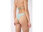 Culotte bikini ficelle bas de maillot à nouer fleuri