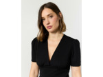 Robe courte unie NOIR
