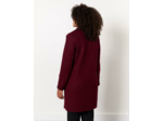 Manteau mi-long uni BORDEAUX Femme