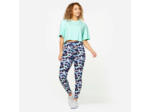 T-shirt crop top femme, vert menthe