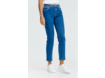 Pantalon denim brodé fantaisie