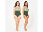 Maillot de bain 1 pièce forte poitrine natation Femme - Mia all mini vert