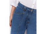 Pantalon cropped rond uni BLEU CLAIR Femme