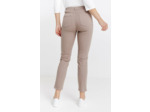 Pantalon 7/8 Brodé En Coton Viscose