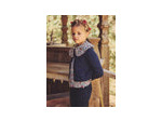 Gilet bleu marine pour fille