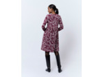 Robe courte imprimée ROUGE