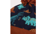 Bonnet à motif dinosaures pour garçon