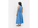 Robe mi-longue en crêpe