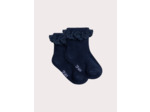 Chaussettes marines volantées pour bébé fille