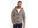 Gilet Doublé Sherpa Avec Capuche