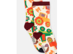 Chaussettes multicolores à imprimé tracteur pour garçon