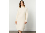 Robe courte unie ECRU