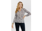 T-Shirt Manches Longues Col Volante