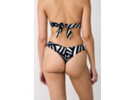 Bikini brésilien high leg bas de maillot imprimé