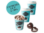 BOMBES COEUR DE CHOCOLAT NOIR ET SES PETITES GUIMAUVES